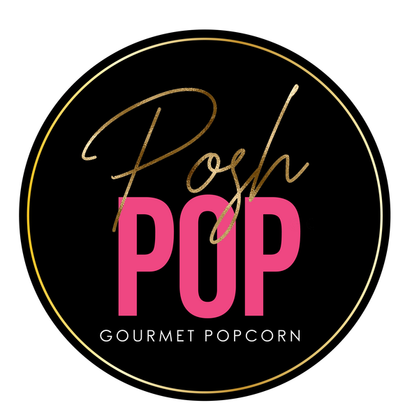 Posh Pop Gourmet Popcorn logo
